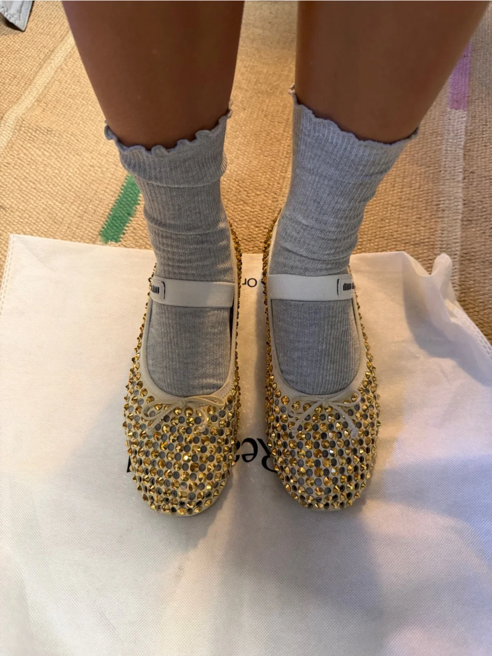Authentic Miu Miu ballet flats, Size - 40